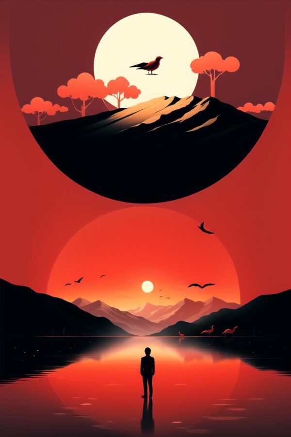创意平面插画